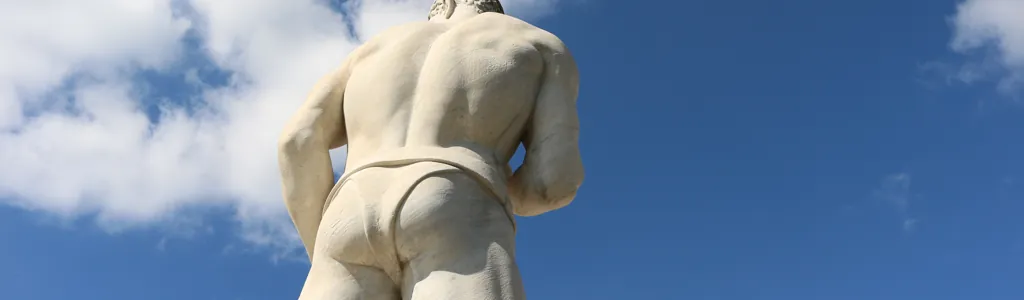 statue butt, ready for a rim job perhaps