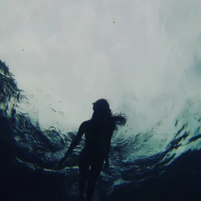 women swimming representing navigating a high sex drive